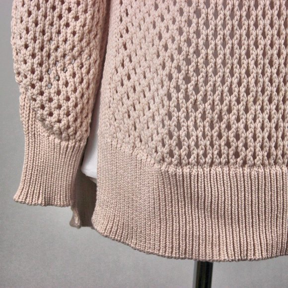 Rebecca Taylor Open Stitch Side Button Pullover - Picture 4 of 12